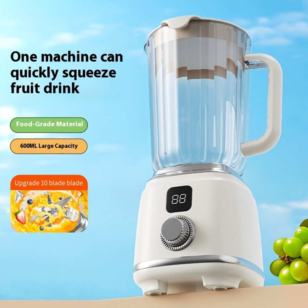 USB Rechargeable Portable Juicer Blender with Digital Display for Smoothies & Shakes | Home Office Travel