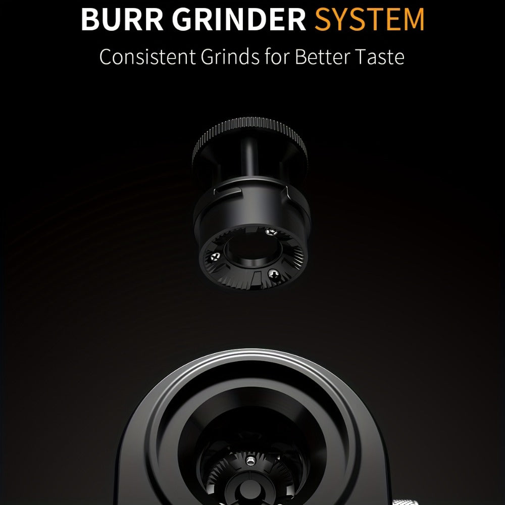 Burr Coffee Grinder Electric 16 Grind Settings Adjustable Burrs for 2-14 Cups Espresso Drip Pour Over French Press Home Barista Coffee Bean Grinder