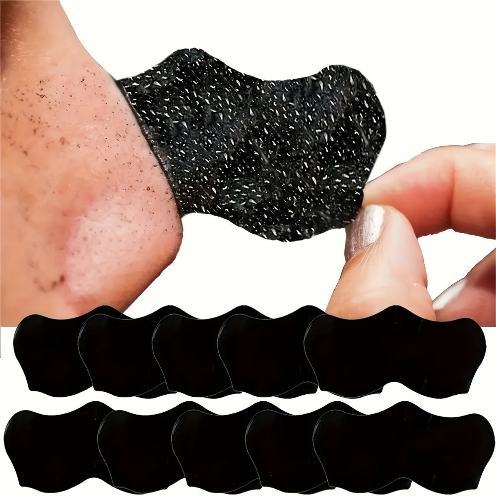 Charcoal Nose Strips 100pcs ¨C Deep Pore Cleansing Blackhead Remover Strips for Nose, Charcoal-Infused Pore Strips for All Skin Types Unisex, Blackhead Peel Off Strips for Clear Smooth Skin
