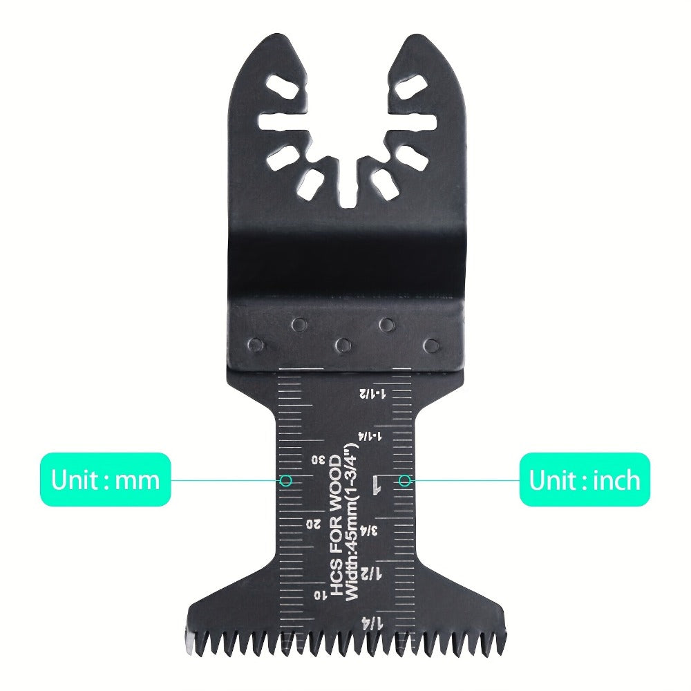 115pcs Oscillating Saw Blades Set with Sandpaper ¨C Multitool Blades for Wood Metal Plastic, Universal Fit for Major Brands, Complete DIY & Pro Cutting Kit