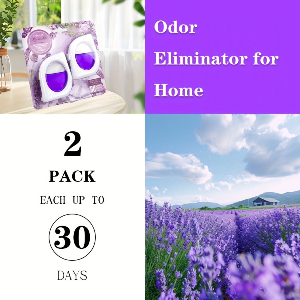 Air Freshener Odor Eliminator for Home Closet Bathroom Pets Small Space 0.25oz Up to 30 Days 6 Scents Eucalyptus Lavender Hawaiian Peach Black Ice Linens Sky 2 6 or 12 Pack