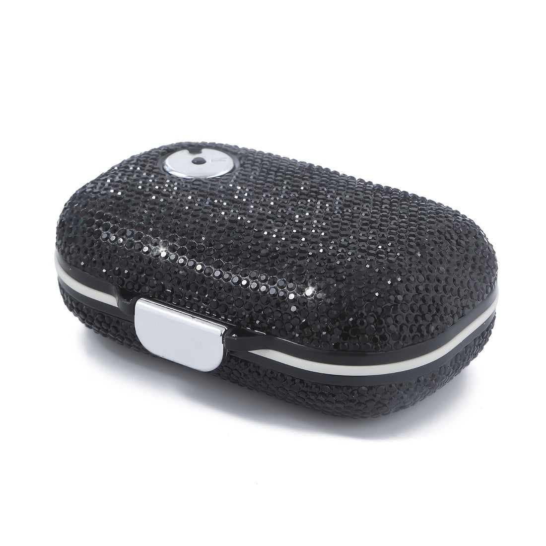 Travel Pill Organizer 7 Compartments, Moisture-Proof Compact Portable Pill Box for Vitamins Fish Oil & Medications, Daily Pill Case in Square or Oblong Shape, Multiple Colors Available