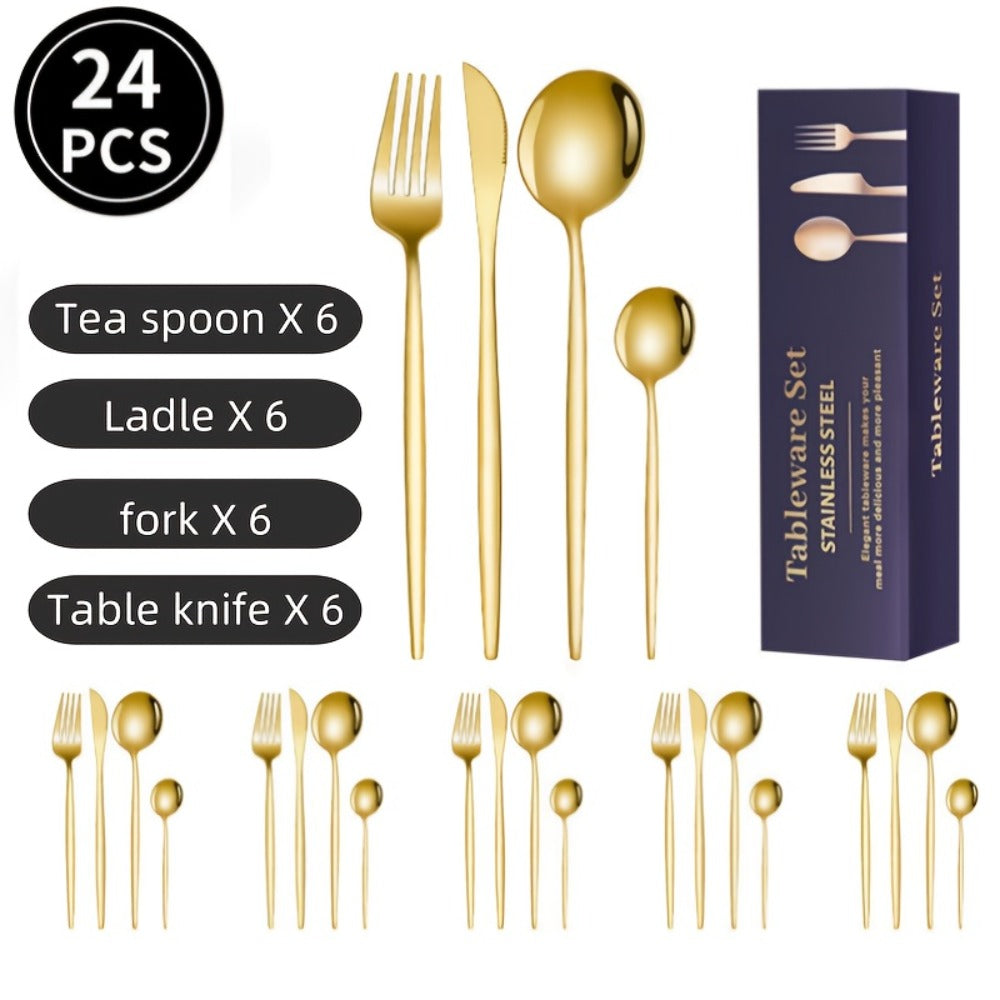 Gold Silverware Set 60 Pcs Service for 20 | Titanium Gold Plated Stainless Steel Flatware Set Knives Forks Spoons for Wedding Party Birthday Dishwasher Safe