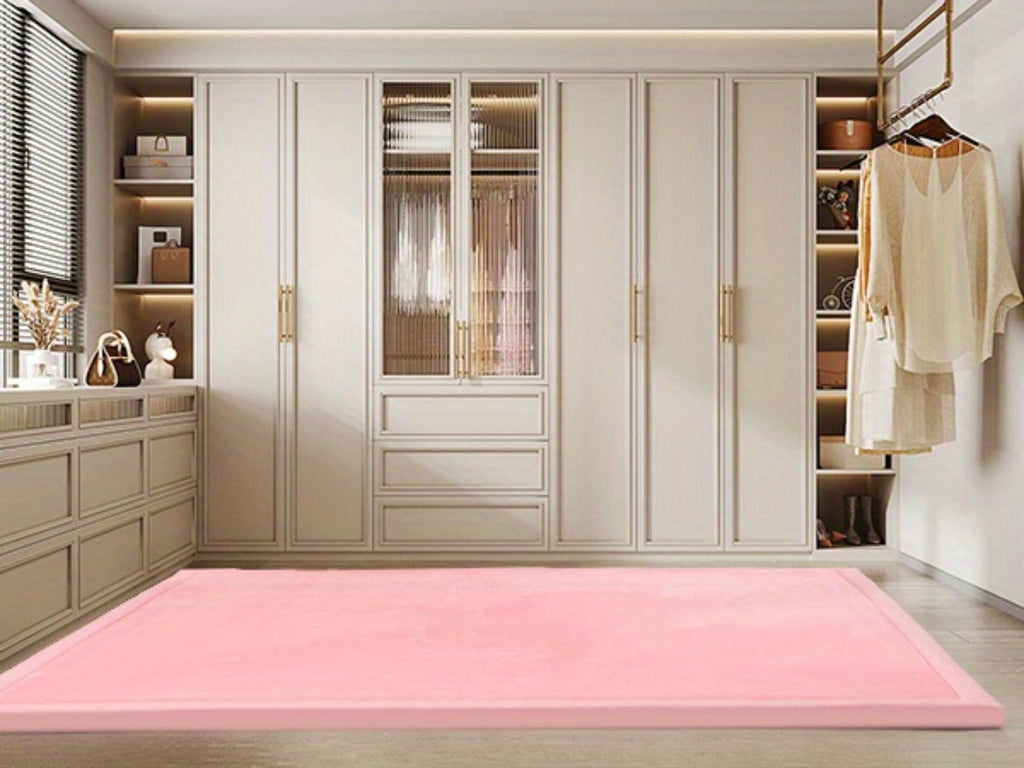 Memory Foam Area Rug Tatami Mat Non-Slip Coral Velvet Floor Mat for Living Room Bedroom Kids Playroom Yoga ¡ª Multiple Sizes & Colors
