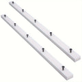 UHMW Miter Bar for Table Saw Crosscut Sled ¨C 3/4¡± x 3/8¡± x 17¡± Predrilled T-Slot Track with 10 Screws for Jigs Fixtures & Miter Slots, Smooth Low-Friction Glide