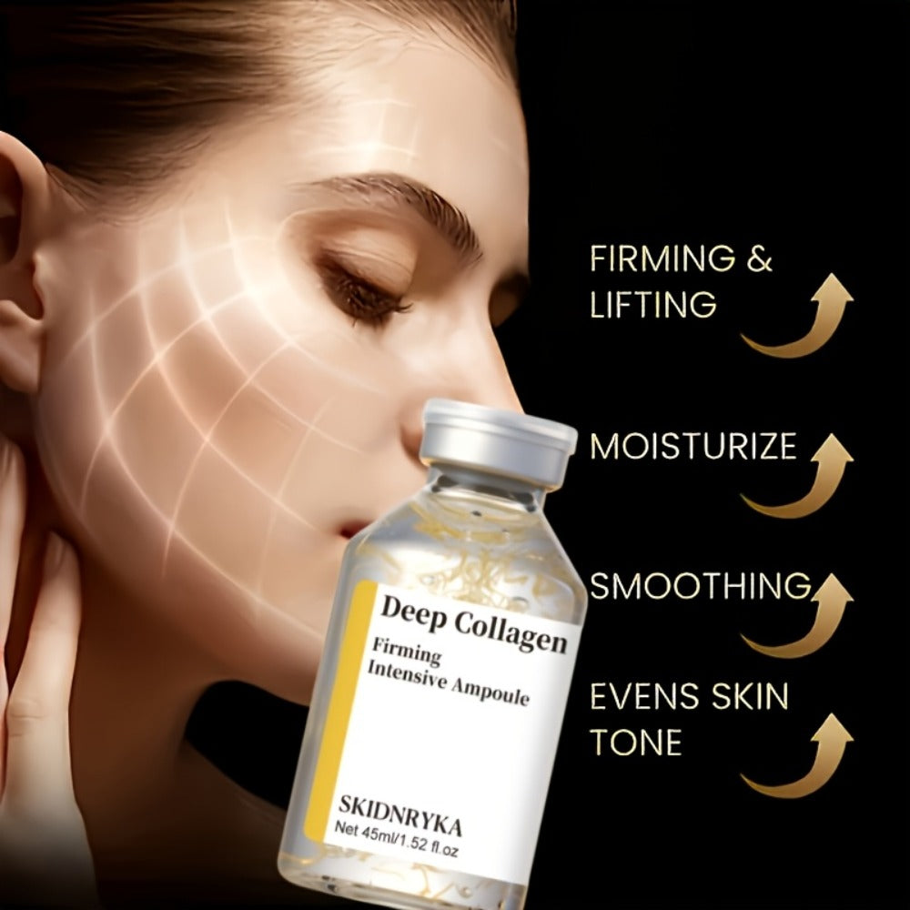 Collagen Serum with Niacinamide & Hyaluronic Acid, Deep Hydration Firming Plumping Skin Tightening Face Serum for All Skin Types, Brightening Even Skin Tone Anti-Aging Essence ¨C 2pcs x 1.52oz