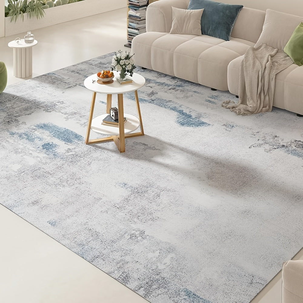 Area Rug Boho Vintage Washable Non-Slip Rug for Living Room Bedroom Traditional Woven Carpet Home Decor