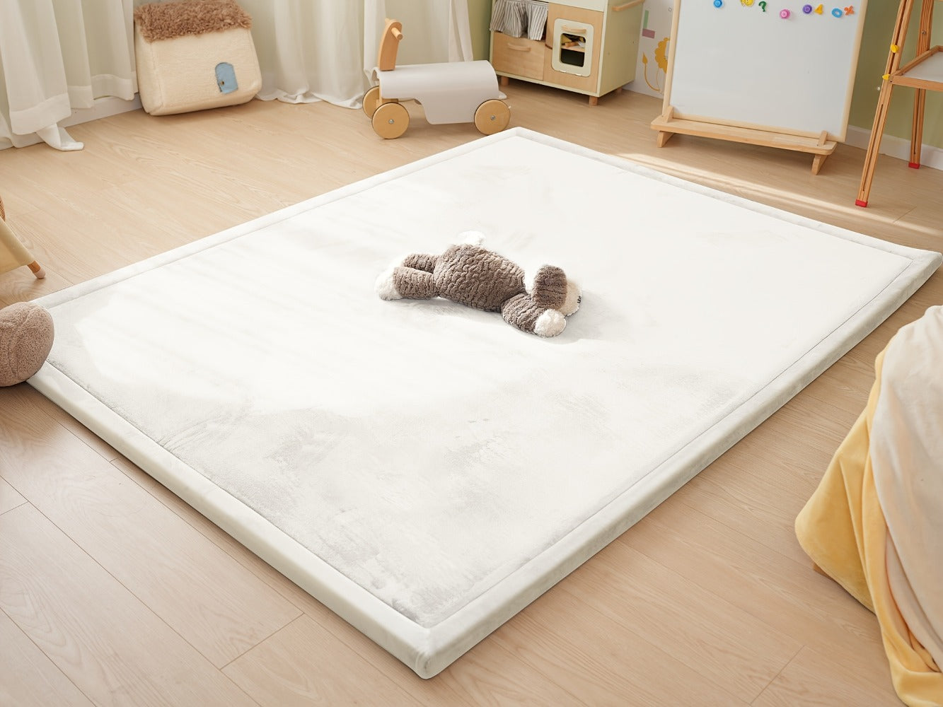 Memory Foam Area Rug Tatami Mat Non-Slip Coral Velvet Floor Mat for Living Room Bedroom Kids Playroom Yoga ¡ª Multiple Sizes & Colors