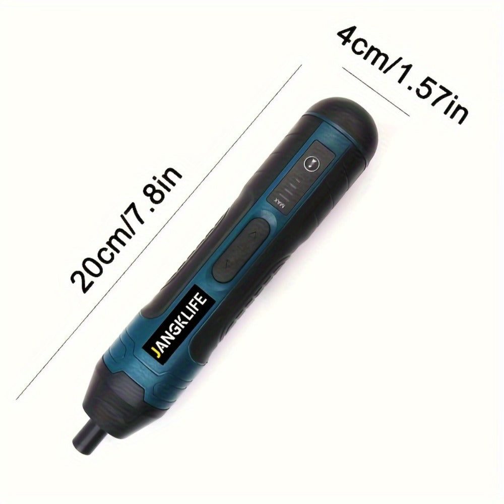 Cordless Electric Screwdriver Set ¨C Rechargeable Power Screwdriver with LED Light, DC Charging, Bit Accessories Included, for Home DIY & Repair