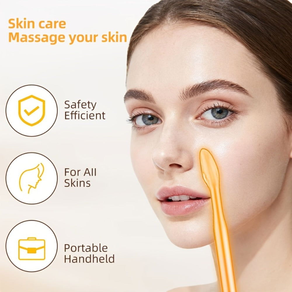 High Frequency Facial Massager 4-in-1 Professional Skincare Tool, Compact Plug-In High Frequency Wand for Face Acne Wrinkles Hair Growth, Elegant White Gift for Women Girlfriends Mothers