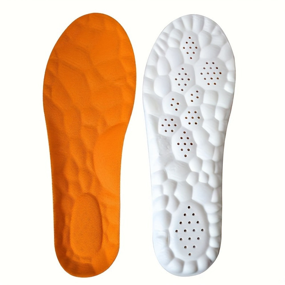 Shoe Insoles 2 Pairs Soft Cushion PU Sports Insoles for Men and Women Breathable Sweat-Absorbing Running Insoles Thickened Comfort Insoles for Standing Walking Training EU35-46