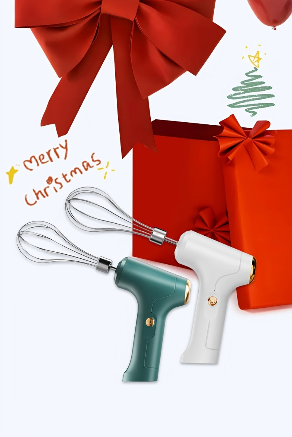 Wireless Electric Whisk Handheld Mixer - Rechargeable Cordless Egg Beater with Vertical Stand Design, Long Battery Life, Powerful Motor for Baking, Custard, Cream & Desserts, Kitchen Gift