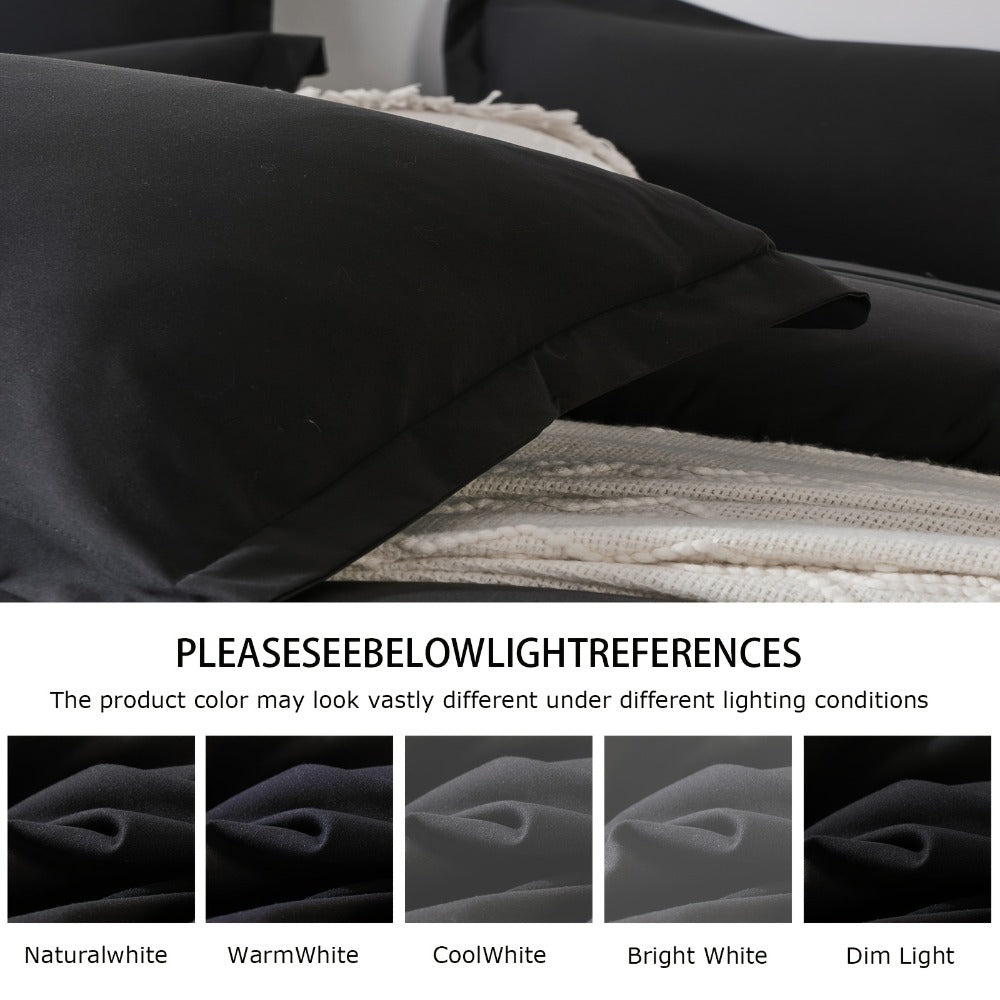 Comforter Set Soft Breathable Microfiber Bed in a Bag with Fitted Sheet Flat Sheet Pillowcases & Shams ¨C All Season Fluffy Checkered Bedding Set Twin Full Queen King