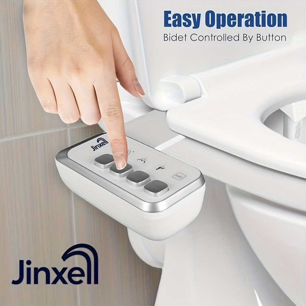 Bidet Attachment for Toilet Ultra-Slim ¨C Non-Electric Cold Water Sprayer, Retractable Self-Cleaning Nozzle, Adjustable Water Pressure, Easy Install Toilet Seat Bidet