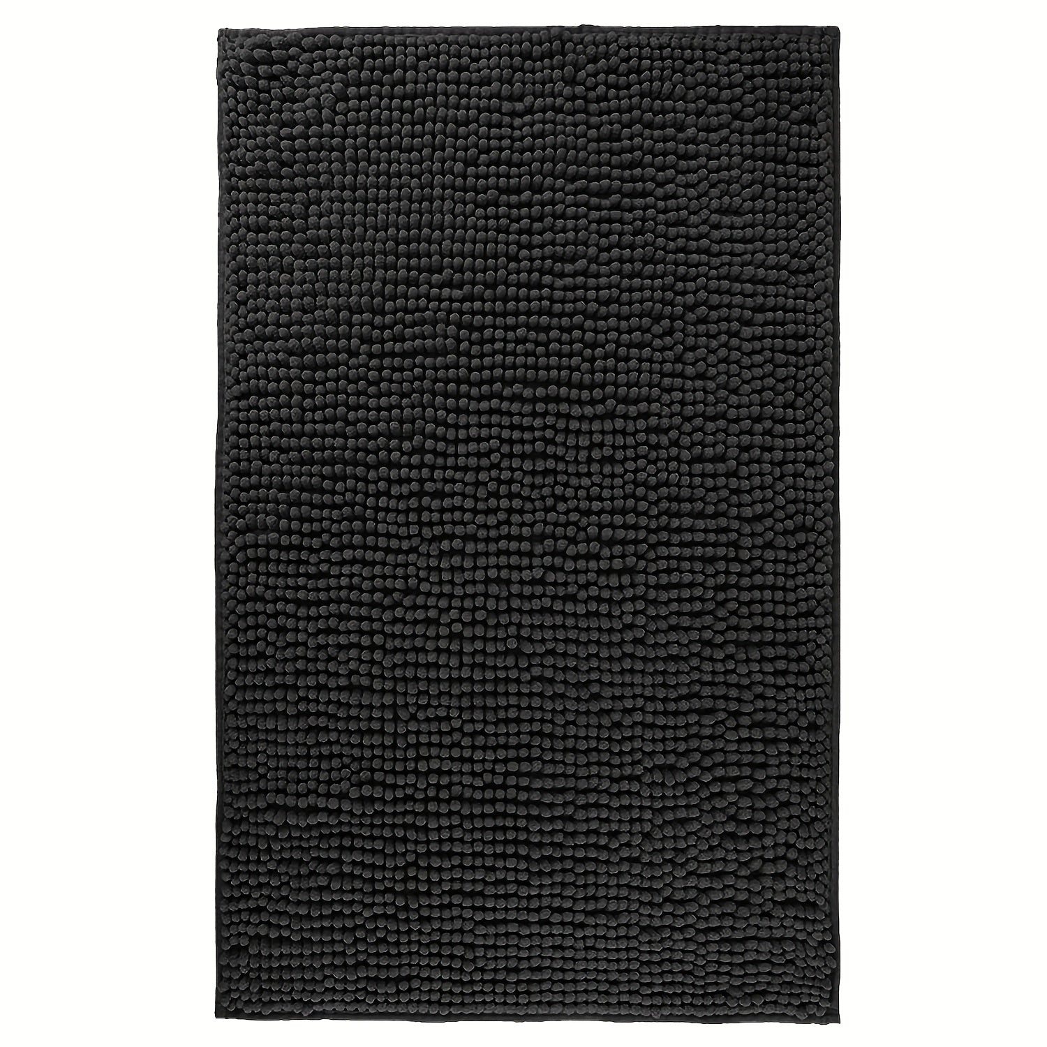Chenille Bath Rug Extra Thick Soft Absorbent Non-Slip Bathroom Mat Machine Washable, Multiple Sizes & Colors