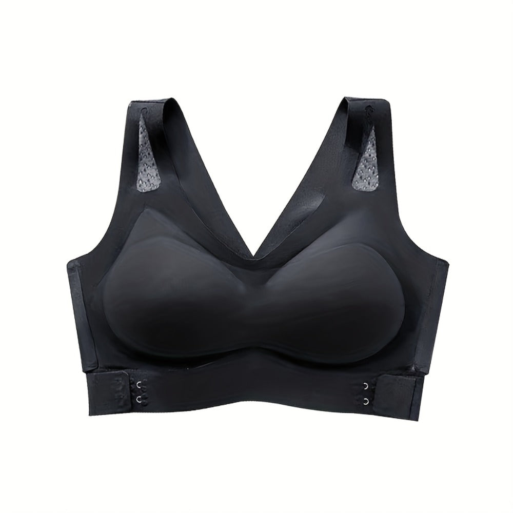 Electric Chest Massager Vibration Rechargeable - Intelligent Constant Temperature Heating Massage Bra for Women, Multi-Functional Wearable Chest Massager for Home Use, Sports Cross-Back Design XXL Size