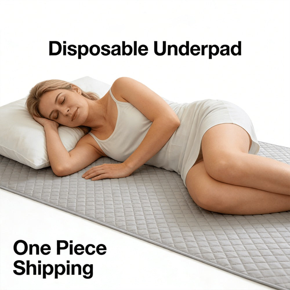 Washable Leak-Proof Mattress Protector for Seniors - Breathable Mesh Polyester, Urinary Incontinence & Bedwetting Pad | Twin, Full, Queen, King