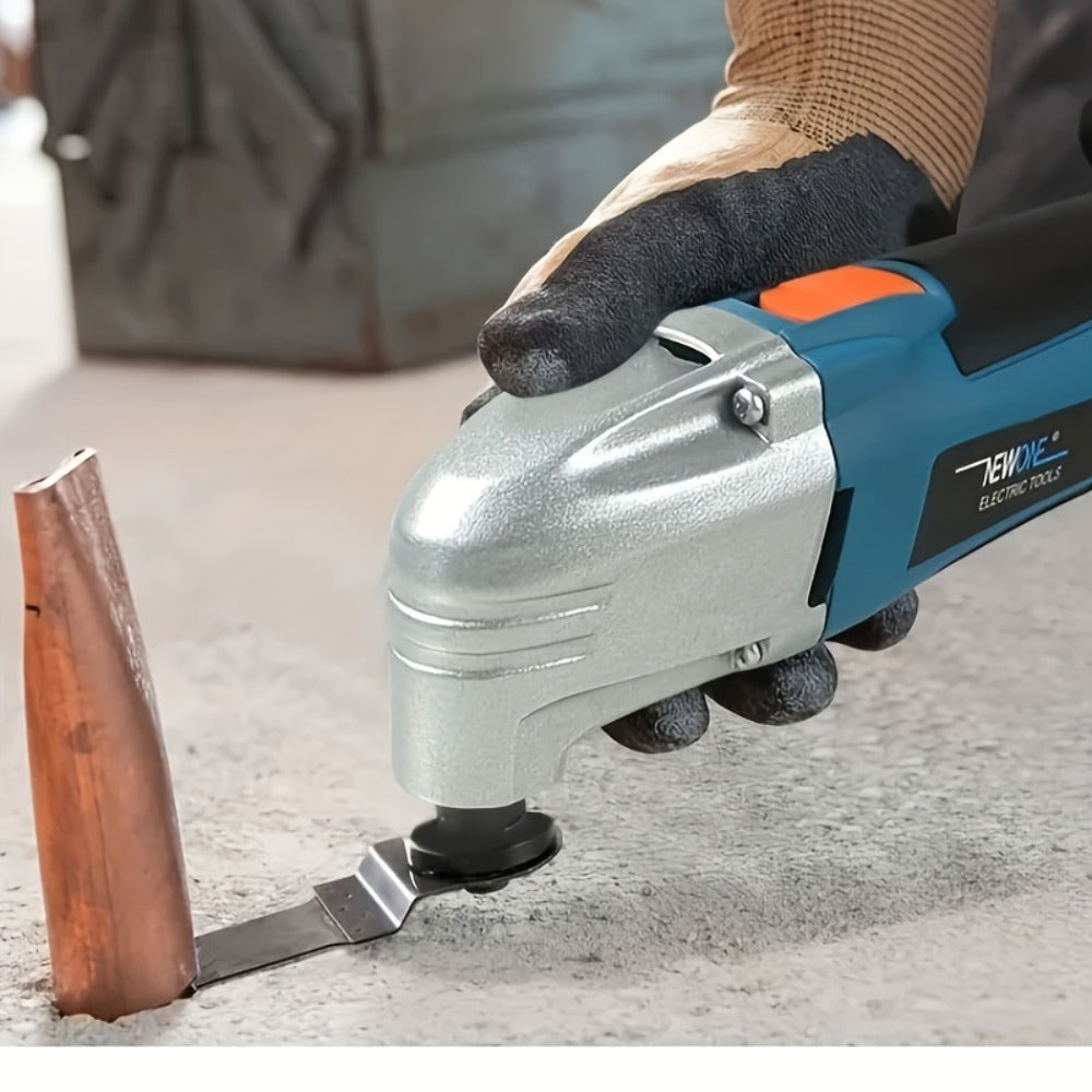 Oscillating Multitool Kit 2.5 Amp Corded, 6-Speed Variable, 3¡ã Oscillation Angle, Cutting Tool for Wood Metal Plastic, High-Precision Renovator Tool for DIY Projects & Home Repairs, Accessories Included