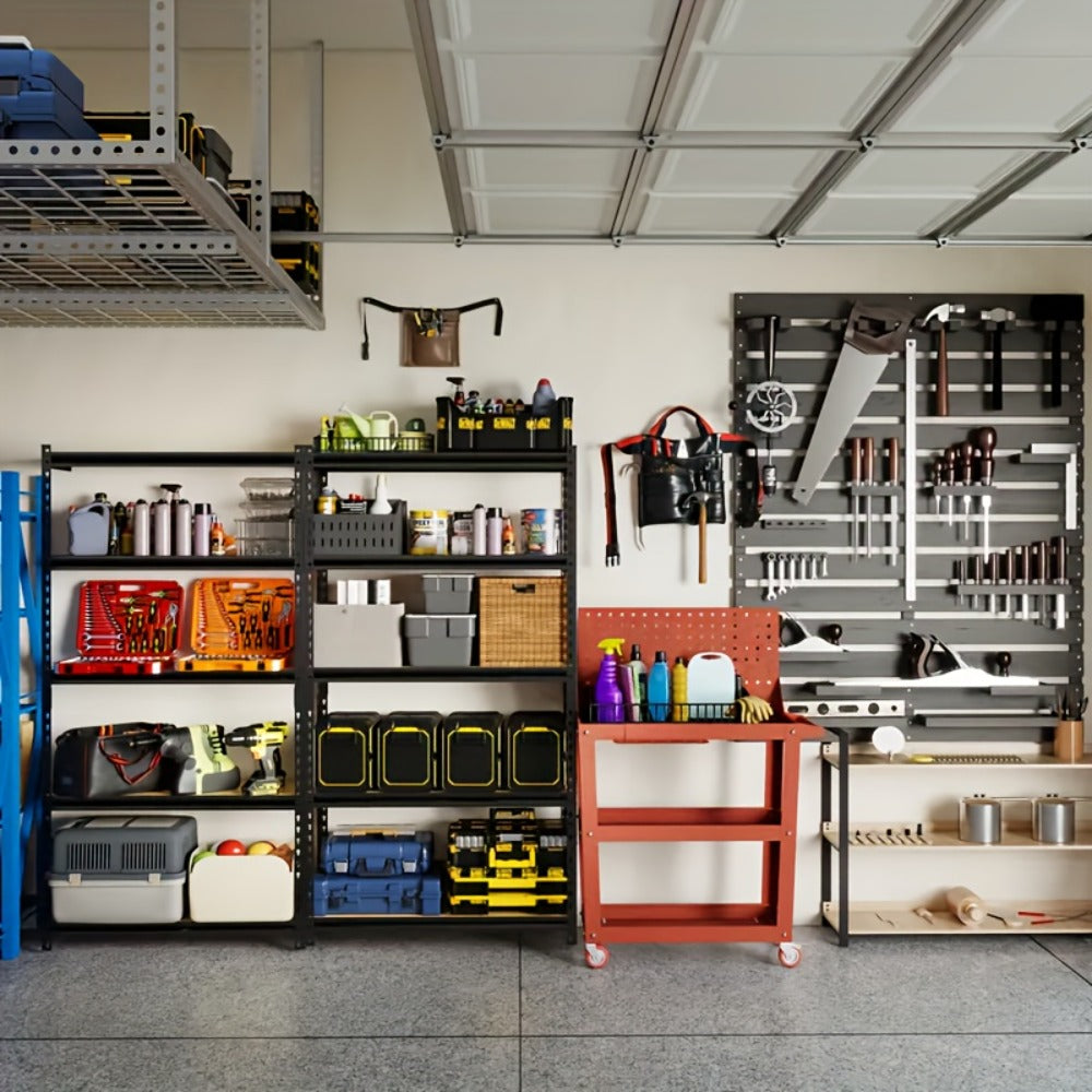 Heavy Duty Metal Shelving Unit 72 Inch ¨C 400 lbs Per Shelf Adjustable Steel Storage Rack for Garage, Warehouse, Home & Office, Industrial Style Utility Shelf, Easy Assembly