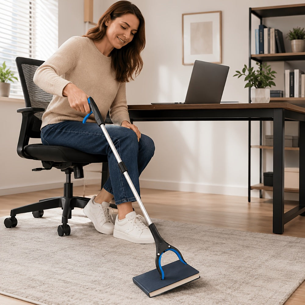 Reacher Grabber Tool Foldable with Magnetic Tip ¨C Long Reach Pickup Helper for Seniors, Lightweight Picker Upper for Home, Kitchen, Garden, High Shelves & Trash Pickup