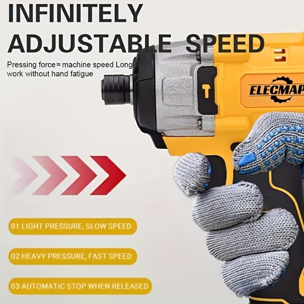 Cordless Impact Driver 1/4¡± Compatible with DeWalt 20V Battery | 0-2800 RPM Electric Impact Screwdriver with LED Indicator Light ¨C Ideal for Home Repair, Appliance & DIY Projects (Tool Only)
