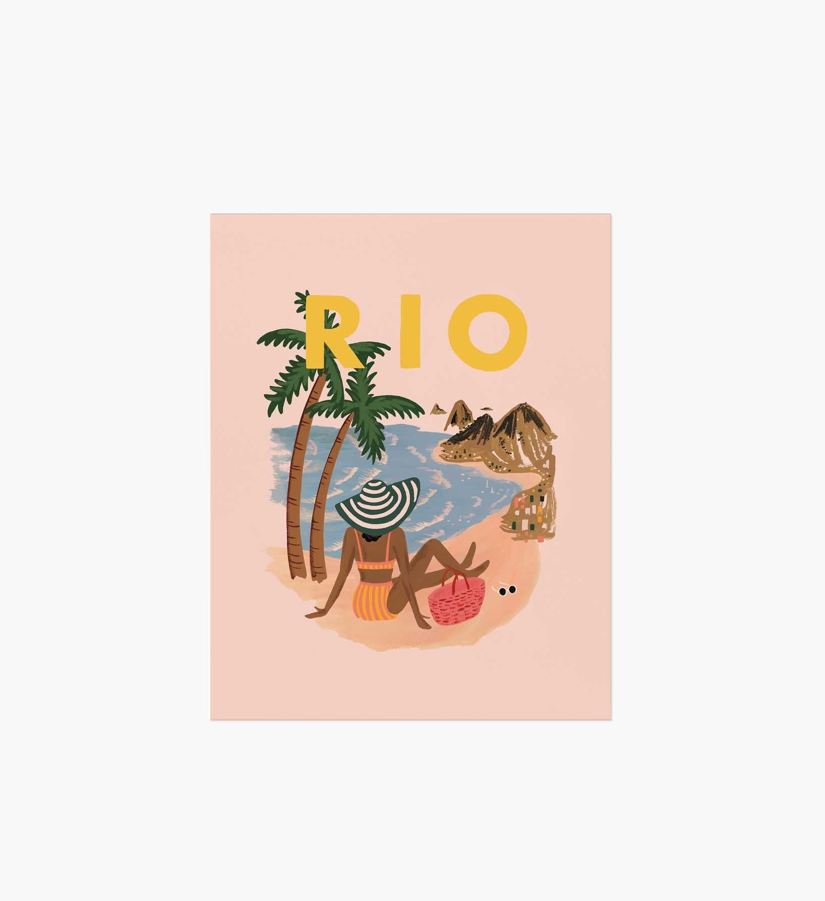 Rio Travel Art Print