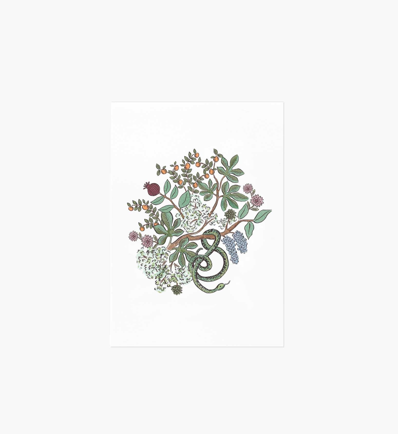 Safari Snake Art Print