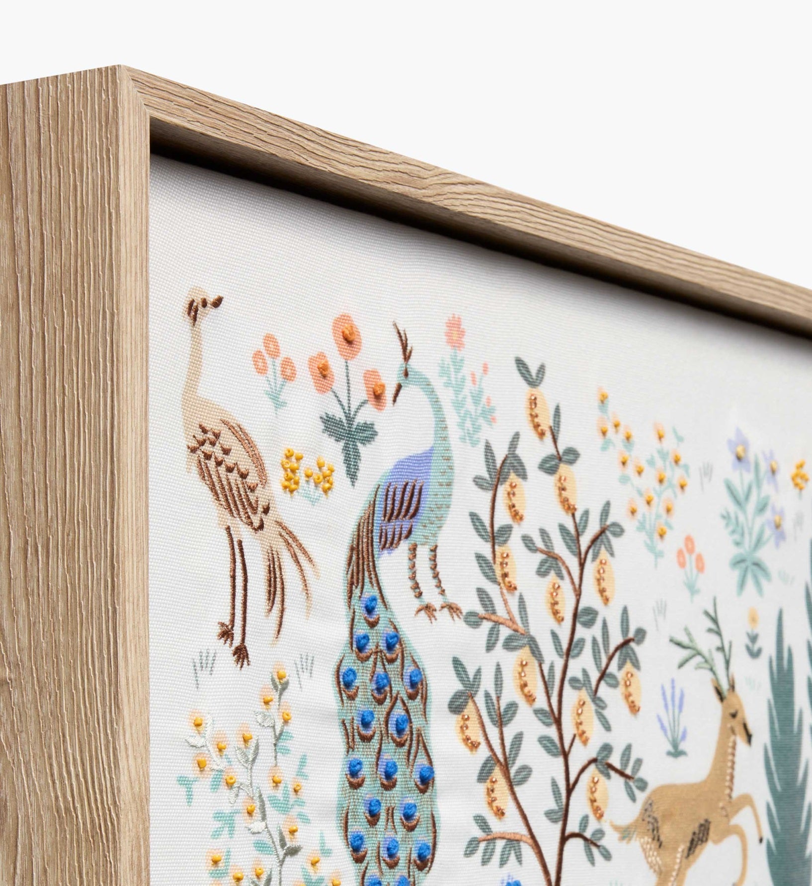 Framed Wall Art - Menagerie Cream