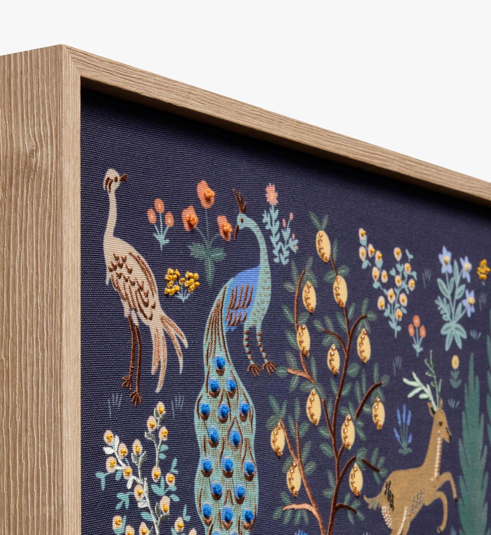 Framed Wall Art - Menagerie Navy