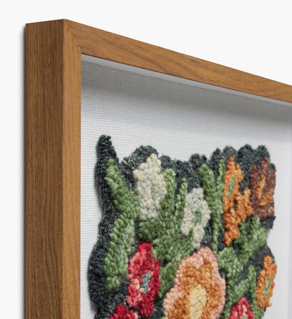 Framed Wall Art - Edith Garden Navy