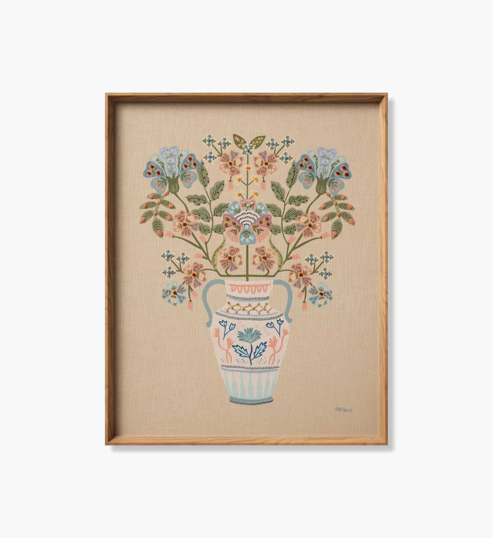 Framed Wall Art - Gracie Vase