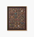 Framed Wall Art - Helena Quilt Brown