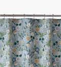 Percale Shower Curtain - Strawberry Fields Slate