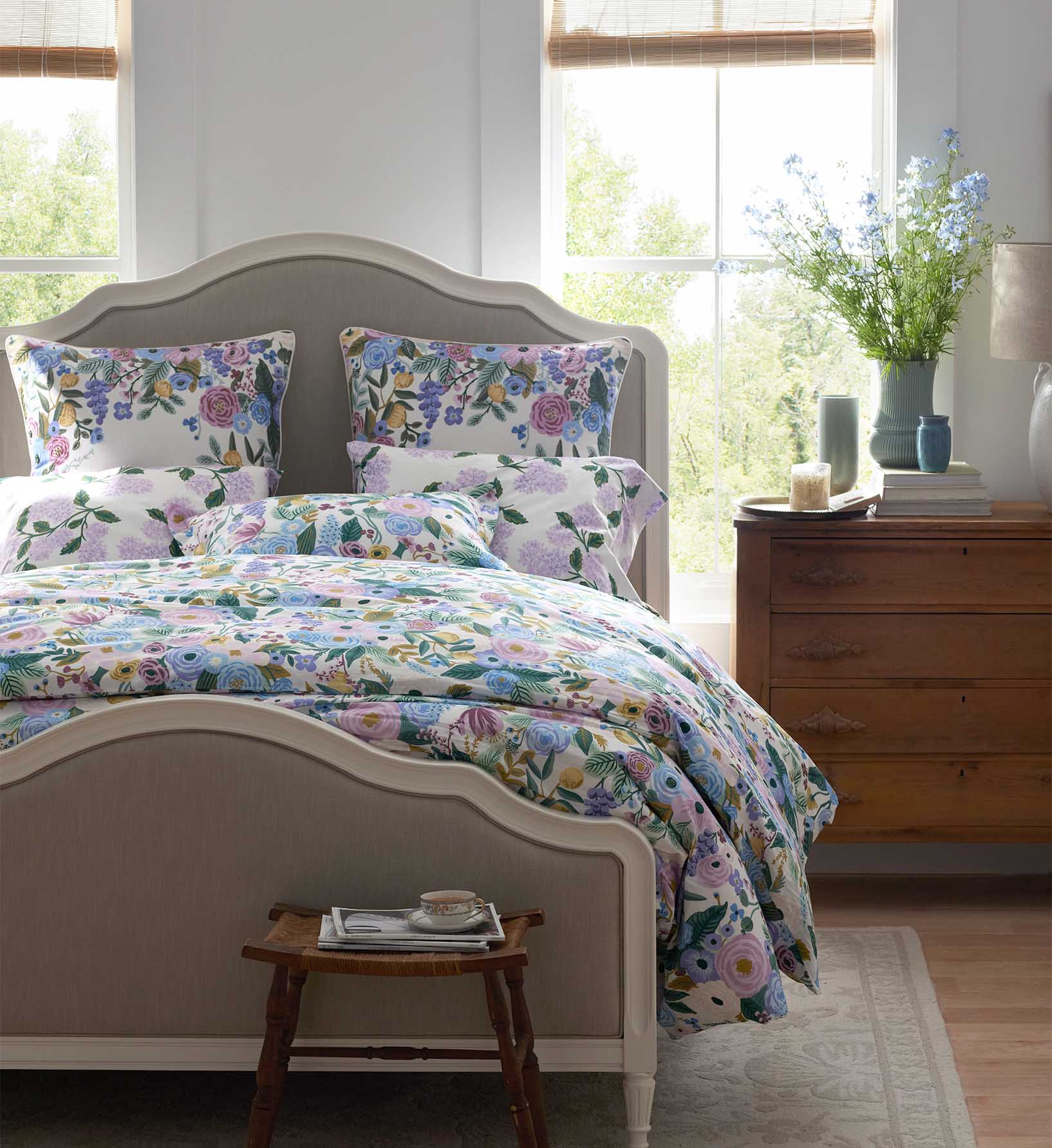 Percale Comforter - Garden Party Lilac