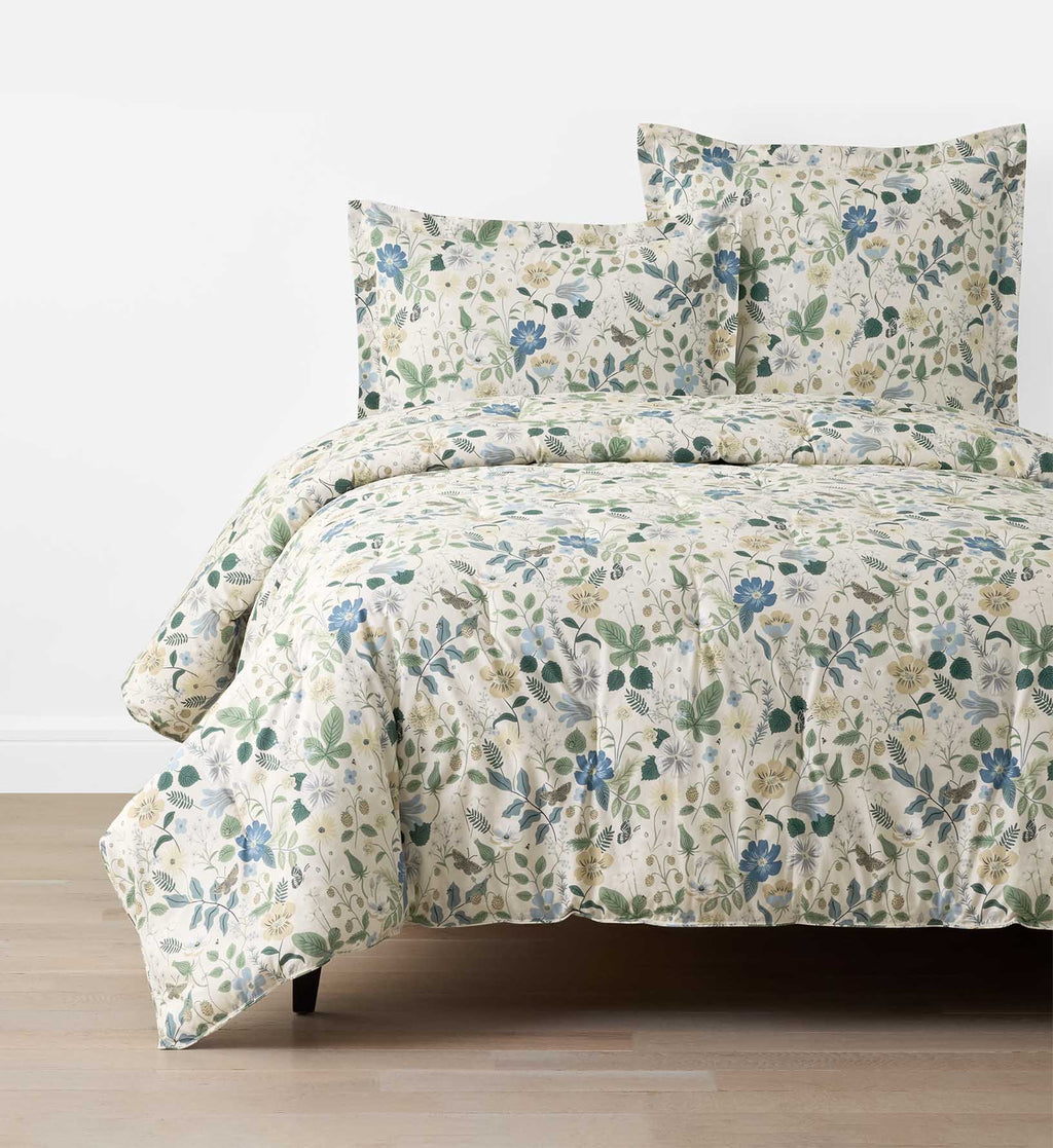 Percale Comforter - Strawberry Fields Beige