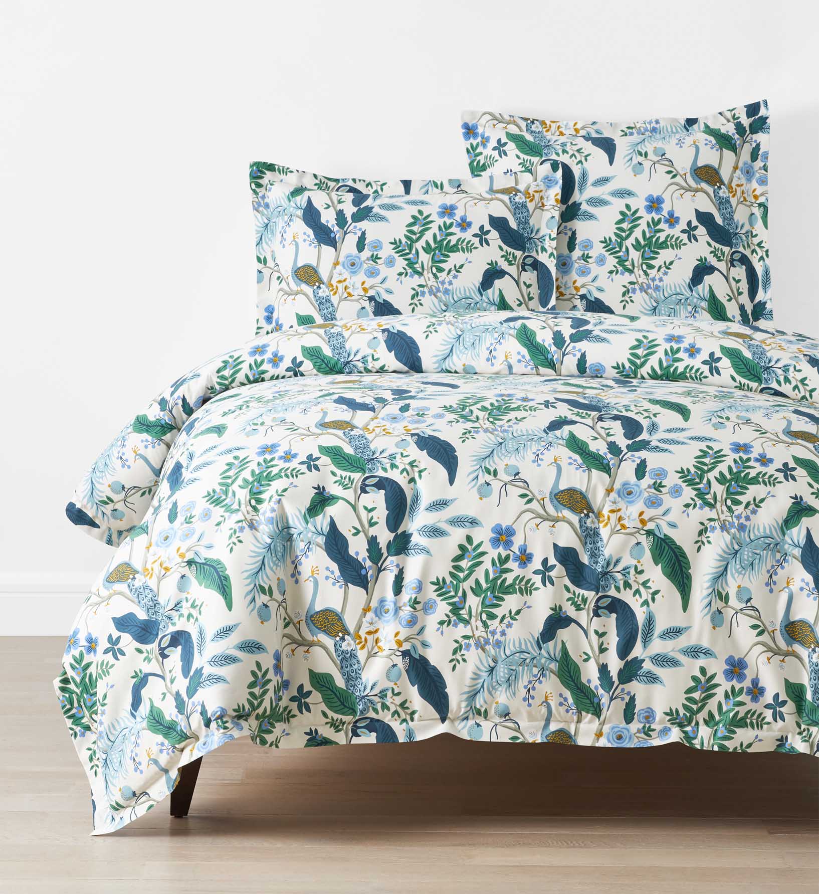 Sateen Comforter - Peacock Ivory