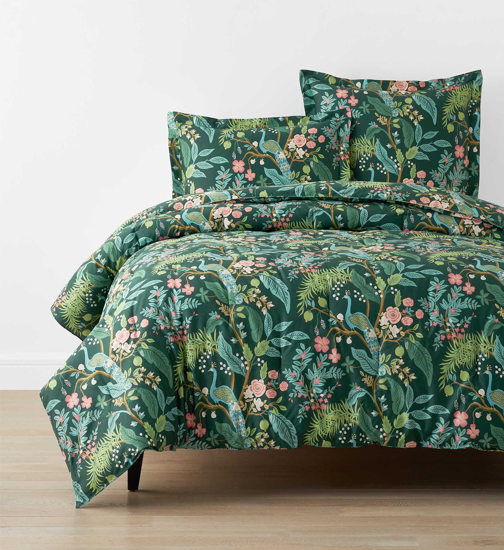 Sateen Duvet Cover - Peacock Emerald