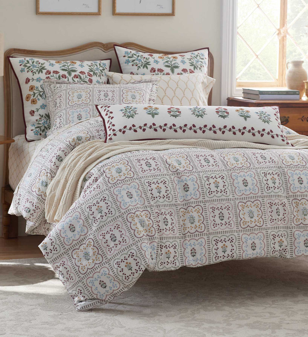 Percale Duvet Cover - Lottie