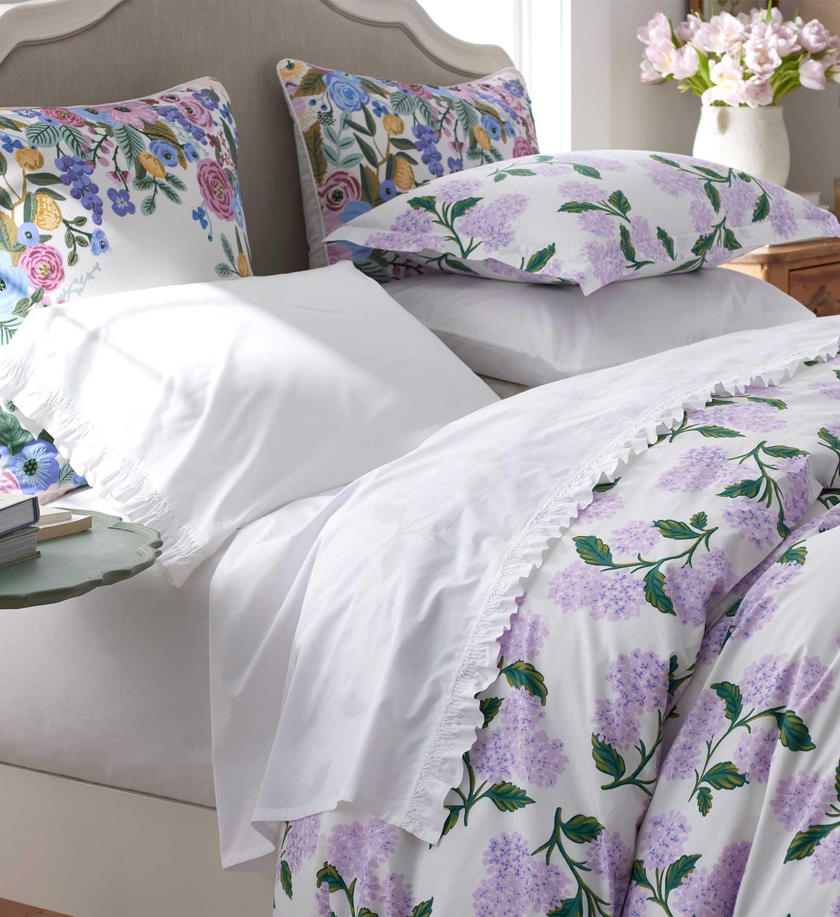 Percale Comforter - Hydrangea Lilac