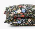 Percale Pillowcases - Strawberry Fields Black