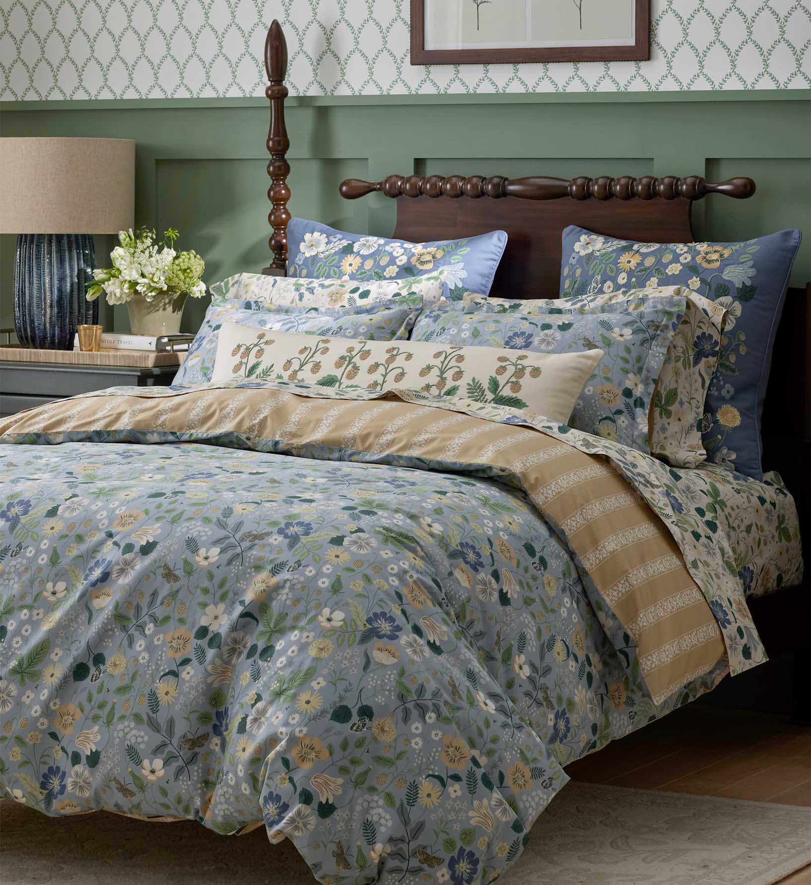 Percale Pillowcases - Strawberry Fields Beige