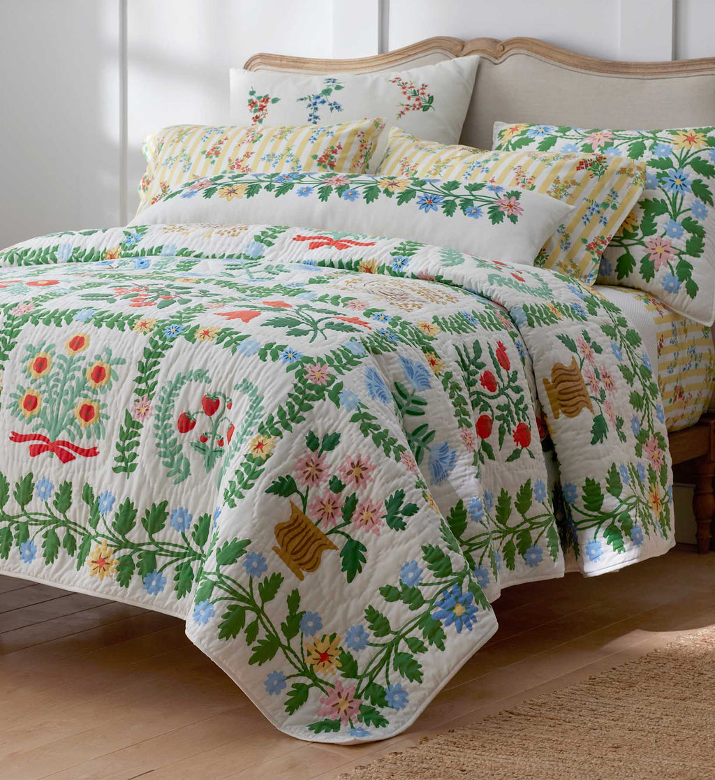 Cotton Quilted Sham - Helena