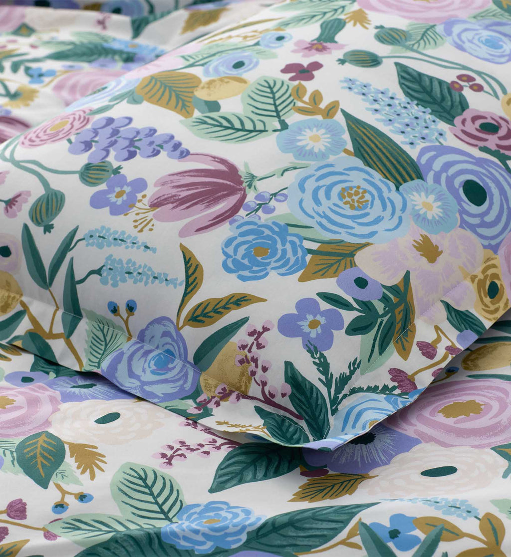 Percale Sham - Garden Party Lilac