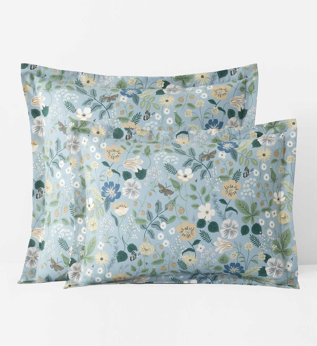 Percale Sham - Strawberry Fields Slate