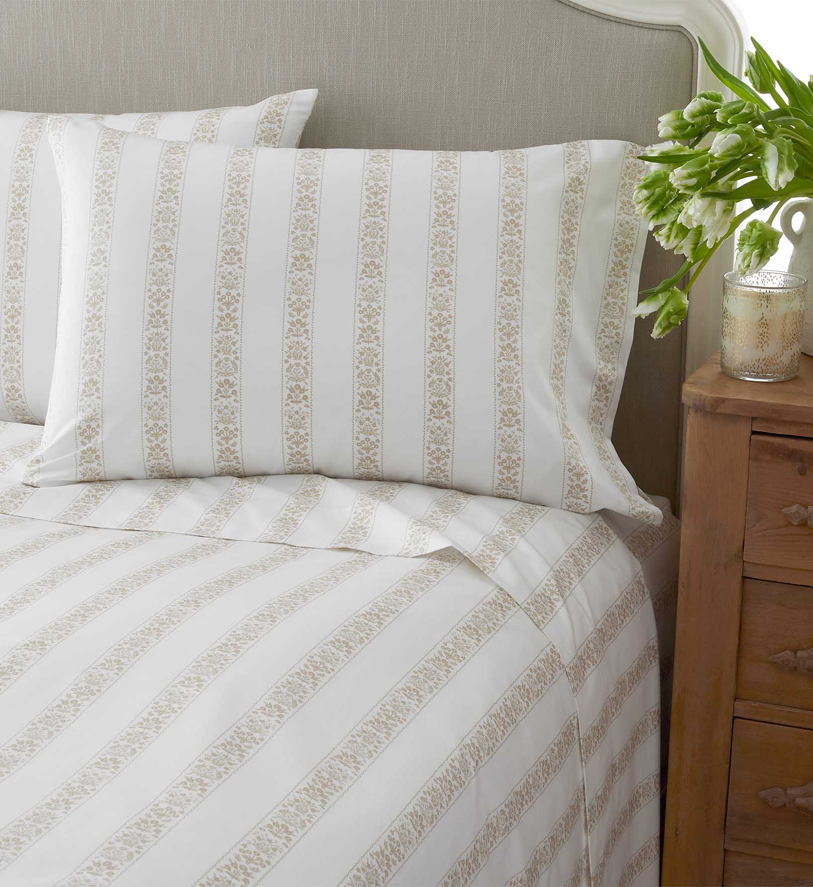 Sateen Sheet Set - Estee Stripe