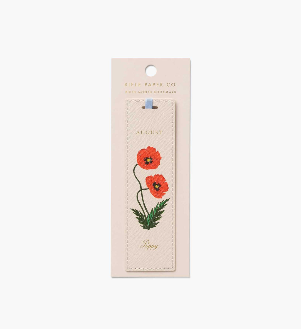 Birth Month Bookmark - August