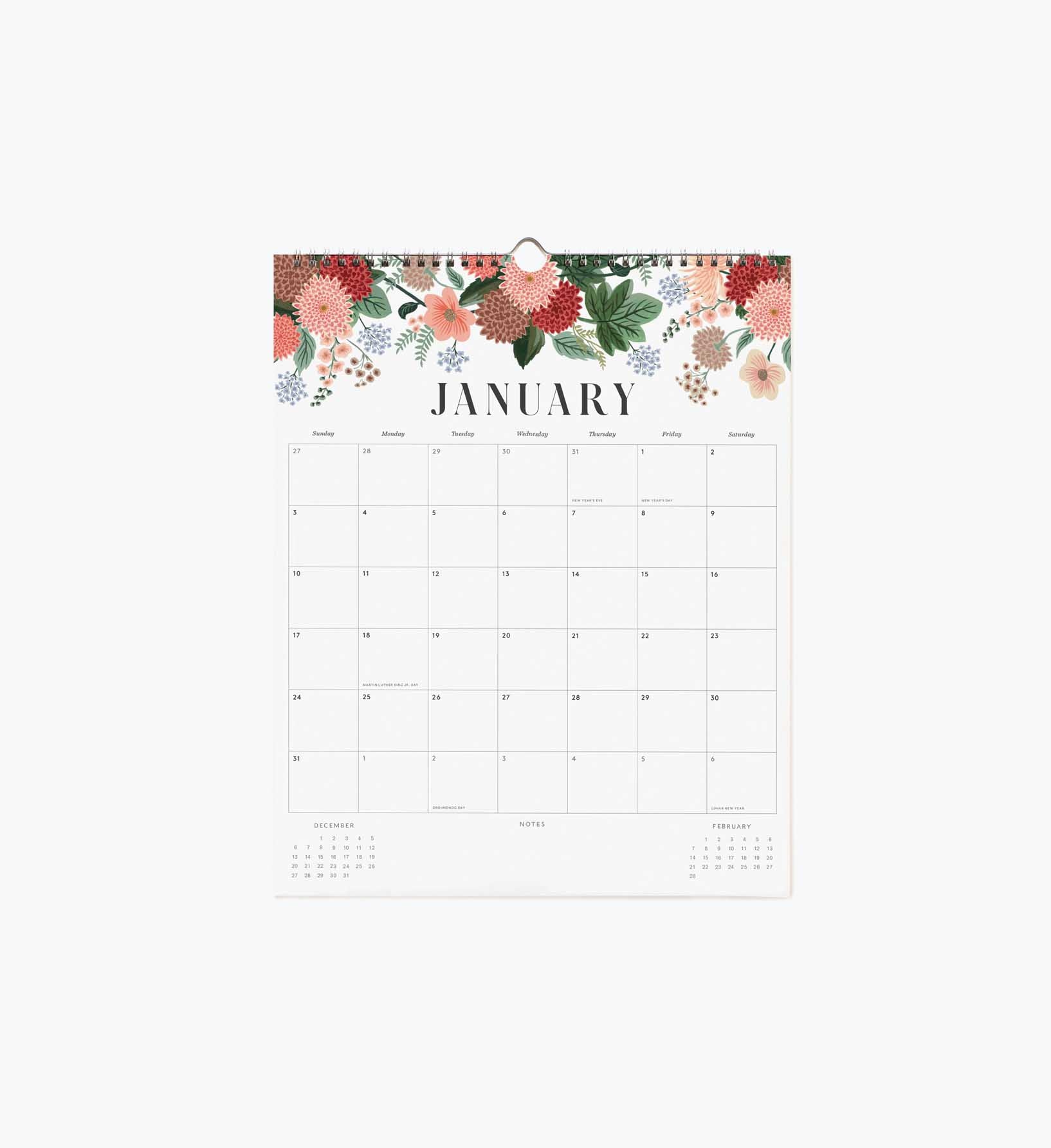 2027 Appointment Calendar - Floral