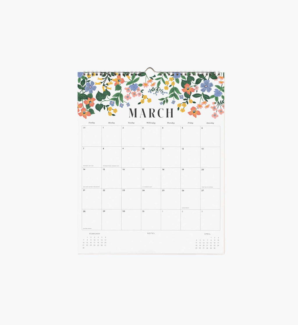 2027 Appointment Calendar - Floral