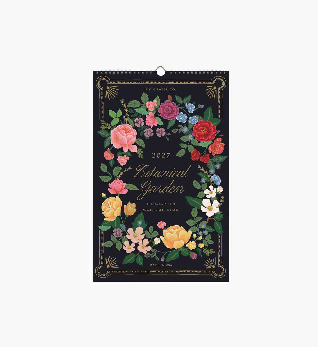 2027 Wall Calendar - Botanical Garden