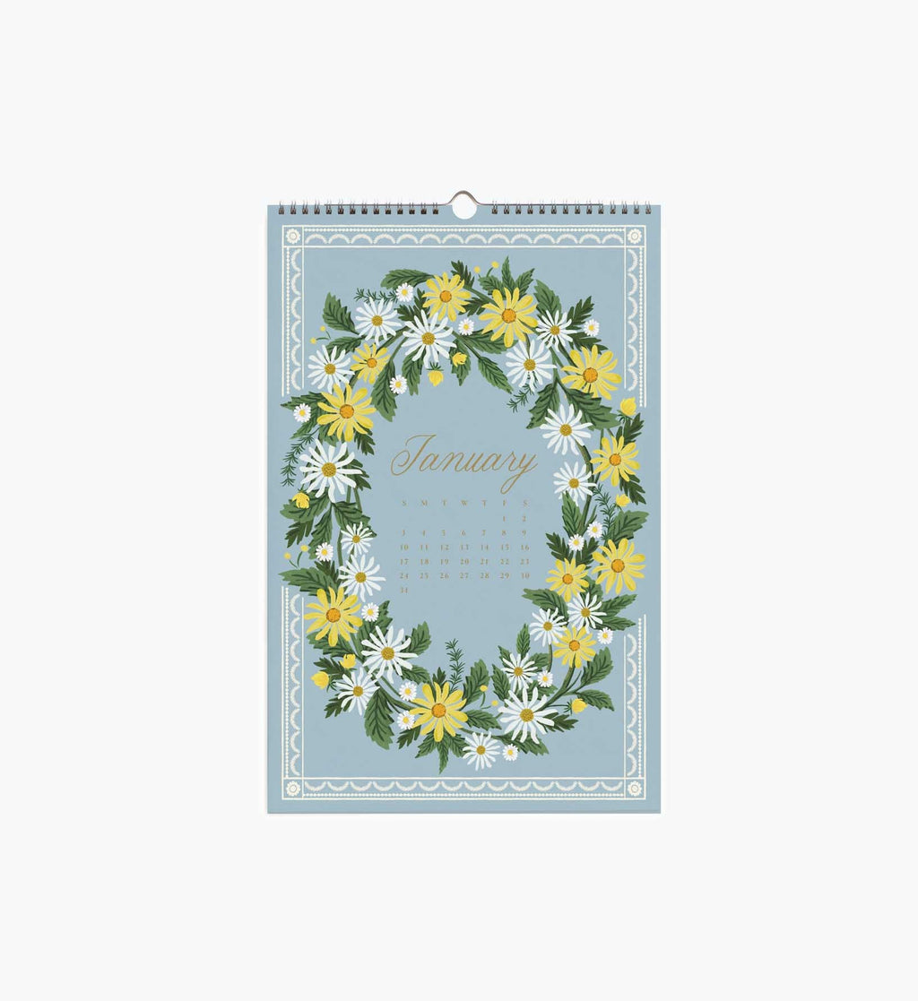 2027 Wall Calendar - Botanical Garden